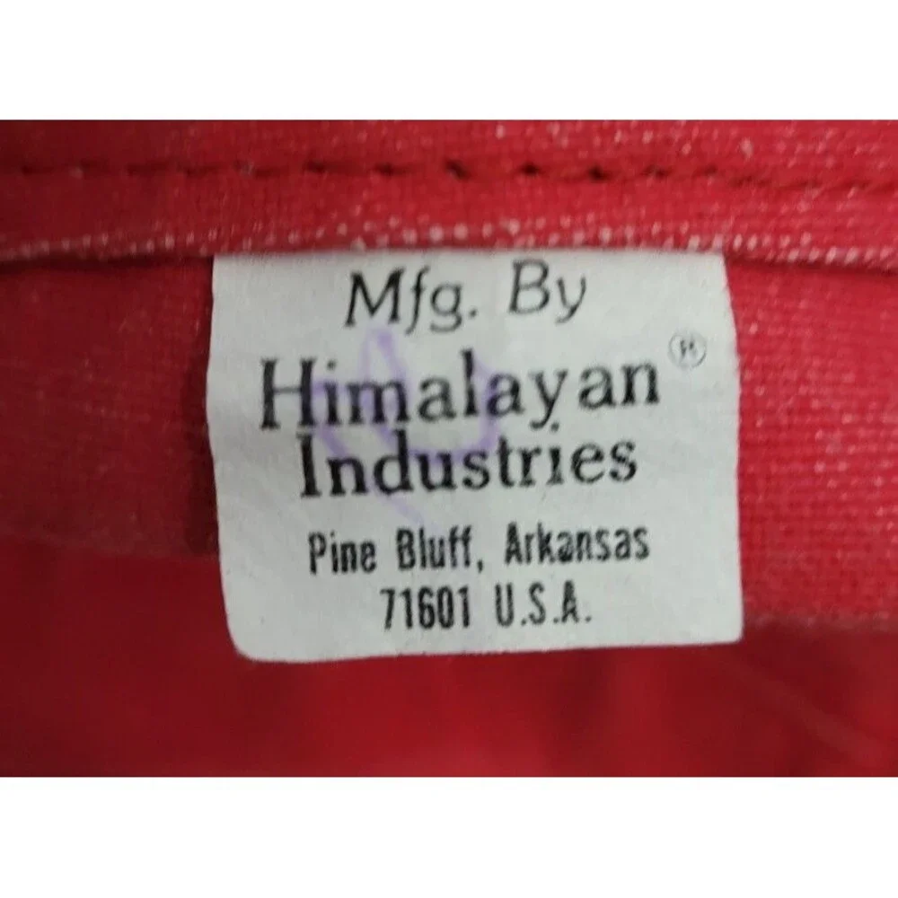 Vintage 1980s Himalayan Industries Red Soft Backpack 71601 Made in USA Hiking